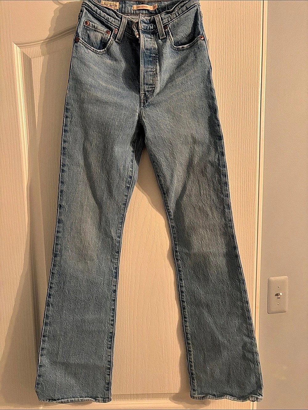 Levi's Ribcage Bootcut Jeans Blue Waist 23